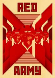 红军冰球队海报